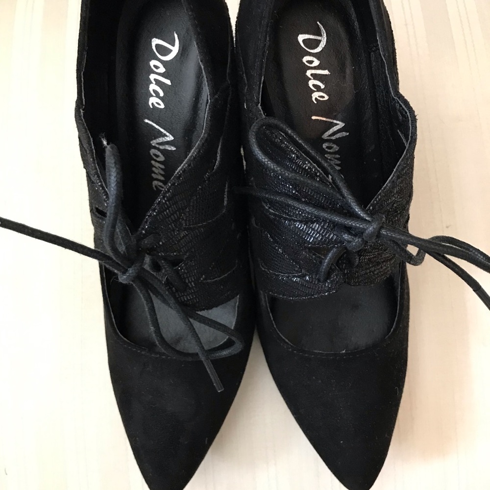 Dolce Nome stilettos black. Size 36